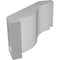 Ekena Millwork 3-in. W x 6-in. D x 6-in. H Copenhagen Architectural Grade PVC Knee Brace BRCP03X06X06CHG - alternate 3